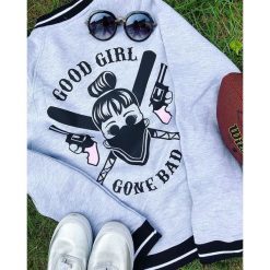 Bluza rozpinana Good Girl Gone Bad. Czarne bluzy dziewczęce rozpinane Pakamera. Za 179,00 zł.