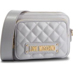 Torebka LOVE MOSCHINO - JC4004PP17LA0001 Grigio. Szare torebki klasyczne damskie marki Love Moschino, ze skóry ekologicznej, zdobione. Za 719,00 zł.