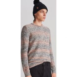 Sweter z melanżowej dzianiny - Wielobarwny. Swetry męskie Reserved, s, bez wzorów, z dzianiny, bez kołnierzyka, bez kaptura. Za 139,99 zł.