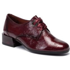 Półbuty HISPANITAS - Diana HI99215 Bordo. Czerwone półbuty damskie Hispanitas, bez wzorów, ze skóry, eleganckie, bez obcasa, na obcasie, bez zapięcia. Za 479,00 zł.