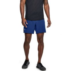 Bermudy męskie: Under Armour Spodenki męskie Speedpocket Swft 7” Short niebieskie r. XXL (1305210-574)