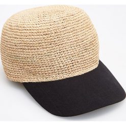 Czapka z rafii - Beżowy. Brązowe czapki damskie marki Reserved, bez wzorów. Za 79,99 zł.