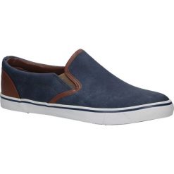 Granatowe półbuty slip on Casu DD8232A-4. Czarne półbuty męskie marki Jenny Fairy, ze skóry ekologicznej. Za 49,99 zł.