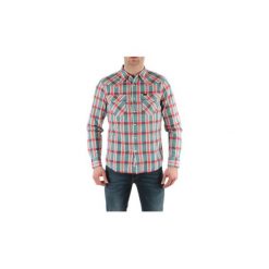 T-shirty z długim rękawem Lee Koszula Męska ® 643IEKY Western Shirt Slim Fit. Szare koszule męskie slim marki Lee, l, z długim rękawem. Za 119,00 zł.