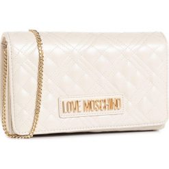 Torebka LOVE MOSCHINO - JC4261PP0BKA0110 Avorio. Brązowe torebki klasyczne damskie Love Moschino, bez wzorów, ze skóry ekologicznej, eleganckie, bez dodatków. Za 529,00 zł.