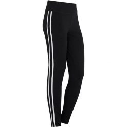 Cellbes Legginsy sportowe w paski Czarny biały female czarny/biały 50/52. Czarne spodnie damskie Cellbes, m, w paski, z bawełny. Za 99,00 zł.