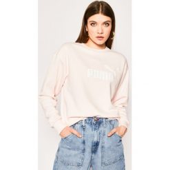 Bluza Puma Essentials Crew Sweart 853456. Różowe bluzy damskie Puma, l, bez wzorów, z bawełny, bez rękawów, bez kaptura. W wyprzedaży za 149,00 zł.