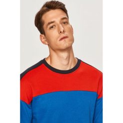 Only & Sons - Bluza. Niebieskie bluzy męskie Only & Sons, xxl, bez wzorów, z bawełny, z okrągłym kołnierzem, bez rękawów, bez kaptura. W wyprzedaży za 69,90 zł.
