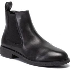 Sztyblety CLARKS - Griffin Plaza 261431084 Black Leather. Czarne kozaki damskie Clarks, na co dzień, ze skóry, bez obcasa, na obcasie, bez zapięcia. Za 429,00 zł.