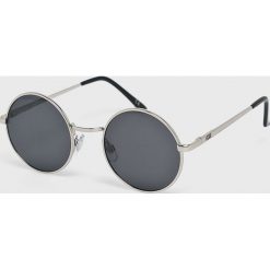 Vans - Okulary. Czarne okulary przeciwsłoneczne męskie marki Vans, z materiału, okrągłe. Za 79,90 zł.