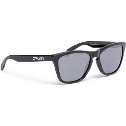 Okulary przeciwsłoneczne OAKLEY - Frogskins OO9013-C455 Polished Black/Prizm Black Iridium. Czarne okulary przeciwsłoneczne damskie marki Oakley. W wyprzedaży za 419,00 zł.