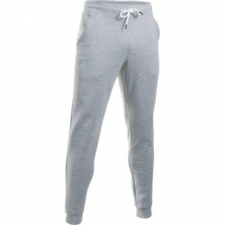 Under Armour Spodnie Treningowe Storm Rival Cotton Jogger True Gray Heather Steel Xxl. Brązowe spodnie dresowe męskie Under Armour, z dresówki. W wyprzedaży za 179,00 zł.