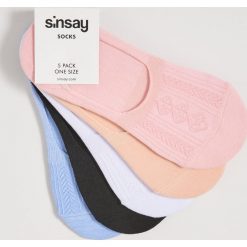 Balerinki ze wzorem - Wielobarwny. Baleriny damskie Sinsay, bez wzorów, bez obcasa. Za 14,99 zł.