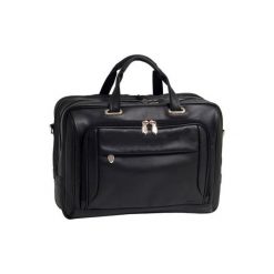 Torba MCKLEIN West Loop 15.6 cali Czarny. Czarne torby męskie skórzane Mcklein, w paski, z tkaniny, biznesowe. Za 1164,99 zł.