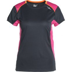 CMP WOMAN TRAIL Tshirt z nadrukiem asphalt/hot pink. Szare t-shirty damskie CMP, z nadrukiem, z materiału. Za 129,00 zł.