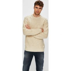 Quiksilver - Sweter. Szare swetry męskie Quiksilver, s, bez wzorów, z bawełny, z okrągłym kołnierzem, bez kaptura. W wyprzedaży za 199,90 zł.