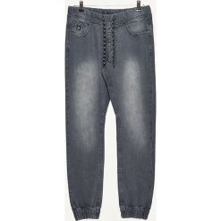 Jeansy JOGGER - Szary. Szare jeansy męskie marki Cropp, m, bez wzorów. Za 99,99 zł.