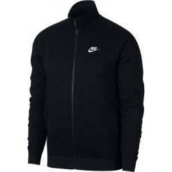 BLUZA NSW FLEECE. Czarne bluzy męskie Nike, m, bez wzorów, z bawełny, klasyczne, z klasycznym kołnierzykiem, bez rękawów, bez kaptura. Za 179,99 zł.