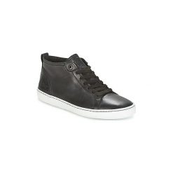 Buty Kickers REVIEW. Czarne trampki i tenisówki damskie Kickers, bez wzorów, bez zapięcia. Za 239,50 zł.