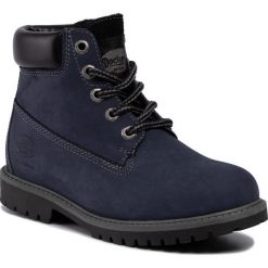 Trapery DOCKERS - 43RN702-300660 Nubuck Navy. Niebieskie śniegowce chłopięce DOCKERS, bez zapięcia. W wyprzedaży za 189,00 zł.