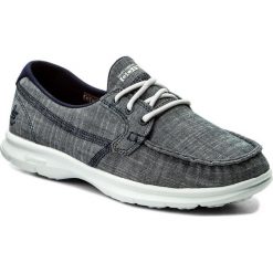 Półbuty SKECHERS - Marina 14415/NVY Navy. Niebieskie półbuty damskie Skechers, na co dzień, bez wzorów, z tworzywa sztucznego, marine, bez obcasa, na płaskiej podeszwie, bez zapięcia. W wyprzedaży za 159,00 zł.