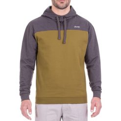 Bluzy męskie: Bluza w kolorze szaro-zielonym