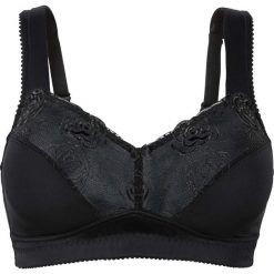 Biustonosz "minimizer" bez fiszbinów bonprix czarny. Czarne biustonosze opaski marki bonprix. Za 54,99 zł.