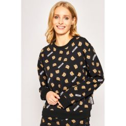 Bluza Moschino Underwear & Swim A1723 9017. Czarne bluzy damskie Moschino Underwear & Swim, m, bez wzorów, z elastanu, bez rękawów, bez kaptura. W wyprzedaży za 519,00 zł.