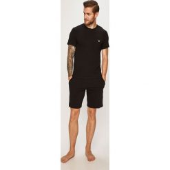 Emporio Armani - Piżama. Niebieskie piżamy męskie Emporio Armani, m, bez wzorów, z elastanu, bez rękawów. W wyprzedaży za 319,90 zł.