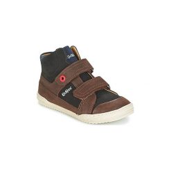 Buty Dziecko Kickers JINJINU. Brązowe trampki chłopięce Kickers. Za 311,20 zł.