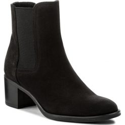 Botki GINO ROSSI - Tesa DSH487-G50-AG00-9900-F 99. Czarne botki damskie na obcasie marki Gino Rossi, z nubiku. W wyprzedaży za 269,00 zł.