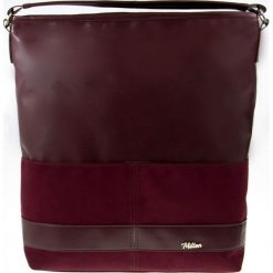 Shopper bag damskie: DAMSKA TOREBKA MILTON BORDO