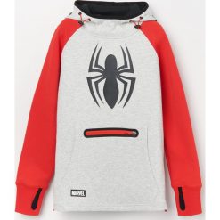 Bluza z motywem Spider-Mana - Czerwony. Czerwone bluzy męskie Reserved, m, bez wzorów, bez kołnierzyka, bez rękawów, bez kaptura. Za 79,99 zł.