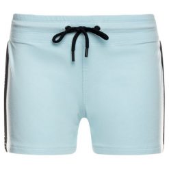 Szorty sportowe DKNY Sport DP8S4538. Niebieskie spodnie damskie DKNY Sport, s, bez wzorów, z elastanu. W wyprzedaży za 149,00 zł.