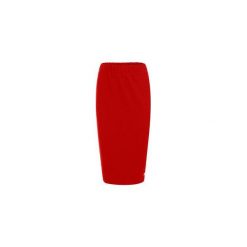 CZERWONA SPÓDNICA OŁÓWKOWA BASIC. Czerwone spódniczki damskie marki Bien fashion, xxl, bez wzorów, z gumy, eleganckie, midi, ołówkowe. Za 69,00 zł.