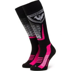 Skarpety Wysokie Damskie ROSSIGNOL - L3 W Wool & Silk RLIWX02 Fluo Pink 366. Czarne skarpetki damskie Rossignol, bez wzorów, z elastanu. W wyprzedaży za 99,00 zł.