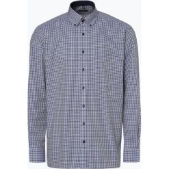 Eterna Comfort Fit - Koszula męska niewymagająca prasowania, zielony. Zielone koszule męskie Eterna Comfort Fit, m, bez wzorów, z bawełny, z dekoltem karo, bez rękawów. Za 229,95 zł.