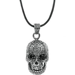 Łańcuszki męskie: etNox Hard and Heavy Black Eyed Skull Wisiorek + Rzemyk standard