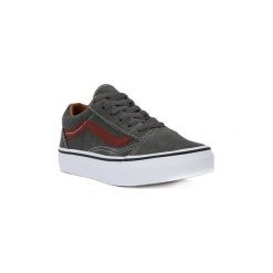 Buty Dziecko Vans OLD SKOOL. Szare trampki chłopięce Vans, bez wzorów, bez zapięcia. Za 188,61 zł.