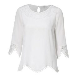 Cream Bluzka Kalanie złamana biel female biały 38. Białe bluzki damskie Cream, s, z aplikacjami, z tkaniny, bez kołnierzyka, bez rękawów. W wyprzedaży za 235,00 zł.