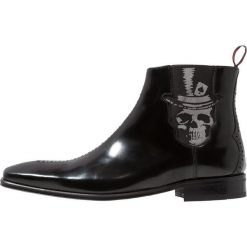 Botki męskie: Jeffery West SCARFACE SKULL TOPHAT CHELSEA BOOT Botki black
