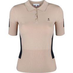 Patrizia Pepe Koszulka Polo. Koszulki damskie Patrizia Pepe, bez wzorów, z dzianiny, z krótkim rękawem. Za 329,00 zł.