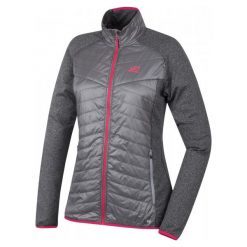 Hannah Kurtka Damska Edun, Alloy/Light Gray Mel, 36. Szare kamizelki damskie Hannah, bez wzorów, sportowe, bez kaptura. W wyprzedaży za 279,00 zł.