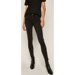 Medicine - Jeansy Basic. Czarne jeansy damskie MEDICINE, bez wzorów, z elastanu. Za 89,90 zł.