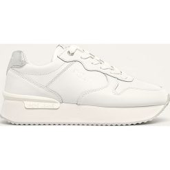 Pepe Jeans - Buty skórzane Rusper Premium. Białe buty sportowe damskie Pepe Jeans, z jeansu. Za 369,90 zł.