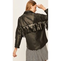Answear - Kurtka. Czarne kurtki damskie ANSWEAR, s, bez wzorów, z elastanu, krótkie. Za 179,90 zł.