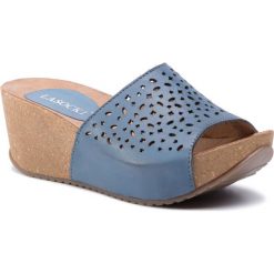 Klapki LASOCKI - 2186-03 Cobalt Blue. Niebieskie klapki damskie Lasocki, bez wzorów, ze skóry, bez obcasa, na obcasie. Za 129,99 zł.