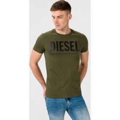 Diesel T-Diego Koszulka Zielony. Zielone podkoszulki męskie Diesel, m, z nadrukiem, z bawełny, z krótkim rękawem. Za 219,95 zł.