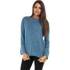 Swetry damskie: Sweter w kolorze niebieskim