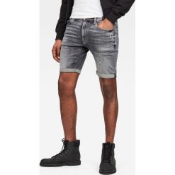 G-Star Raw - Szorty jeansowe. Czarne spodenki i szorty męskie G-Star RAW, z aplikacjami, z elastanu, retro. W wyprzedaży za 349,90 zł.